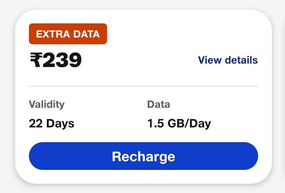 Jio New 239 Recharge Plans