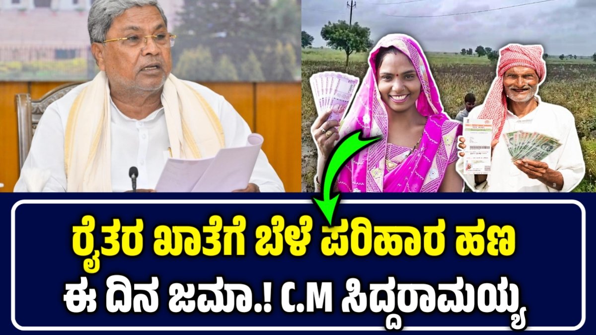 ಬೆಳೆ ಹಾನಿ ಪರಿಹಾರ