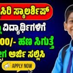 ವಿದ್ಯಾಸಿರಿ ಸ್ಕಾಲರ್ಶಿಪ್
