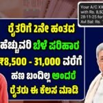 ರೈತರ ಬೆಳೆ ಪರಿಹಾರ